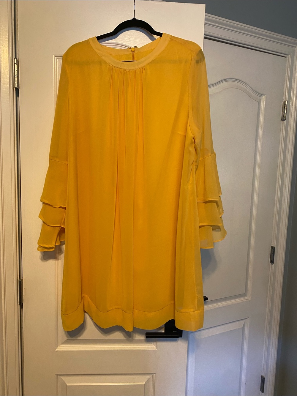 eva mendes for New York & Company Yellow Dress